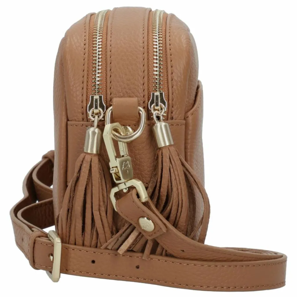 Braun Büffel Umhängetaschen<Hanna Umhängetasche Leder 23 cm cognac