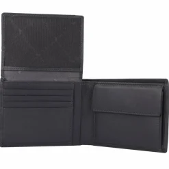 Braun Büffel Herrengeldbörsen Querformat<Hannes Geldbörse RFID Schutz Leder 12 cm navy