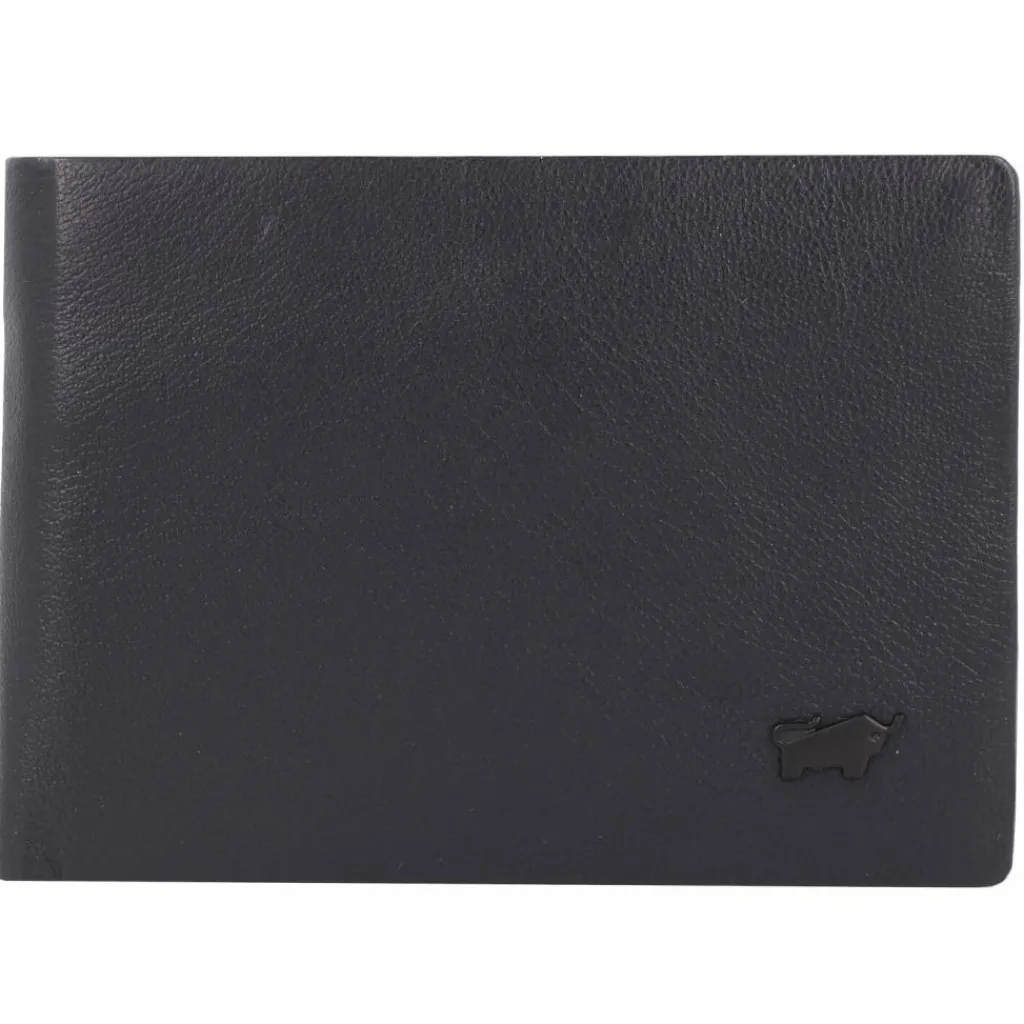 Braun Büffel Herrengeldbörsen Querformat<Hannes Geldbörse RFID Schutz Leder 10.5 cm navy