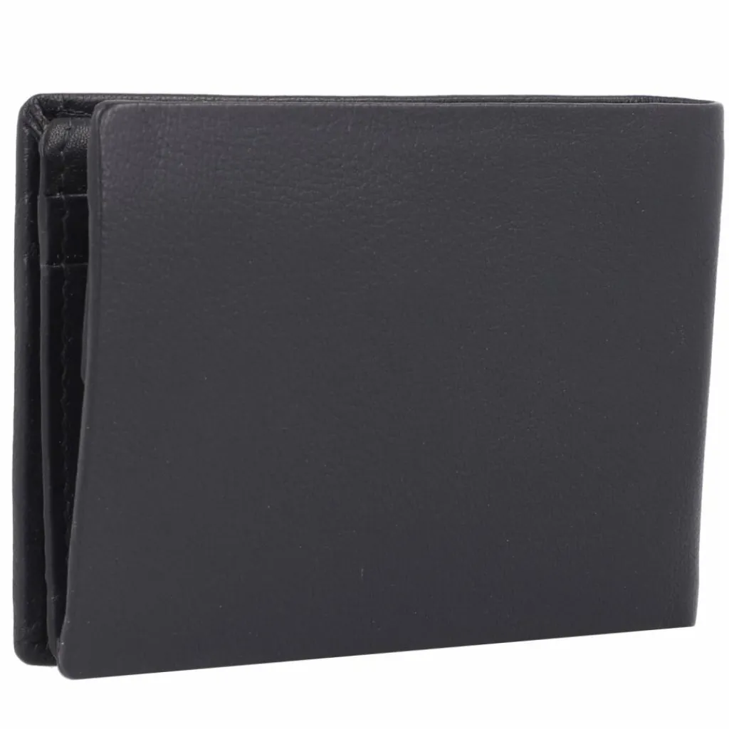 Braun Büffel Herrengeldbörsen Querformat<Hannes Geldbörse RFID Schutz Leder 10.5 cm navy