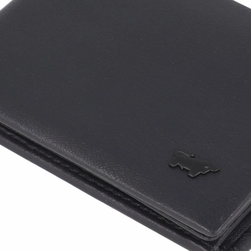 Braun Büffel Herrengeldbörsen Querformat<Hannes Geldbörse RFID Schutz Leder 10.5 cm navy