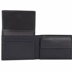 Braun Büffel Herrengeldbörsen Querformat<Hannes Geldbörse RFID Schutz Leder 10.5 cm navy