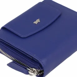 Hot Braun Büffel Joy Geldbörse RFID Schutz Leder 12 cm indigo violet