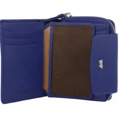 Hot Braun Büffel Joy Geldbörse RFID Schutz Leder 12 cm indigo violet