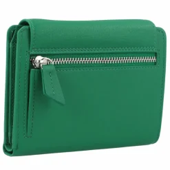 Braun Büffel Damengeldbörsen Querformat<Joy Geldbörse RFID Schutz Leder 12 cm fern green