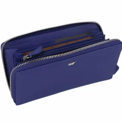 Discount Braun Büffel Joy Geldbörse RFID Schutz Leder 19 cm indigo violet
