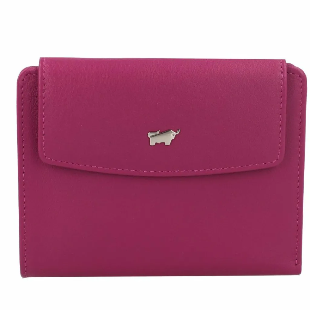 Online Braun Büffel Joy Geldbörse RFID Schutz Leder 12 cm purple plum