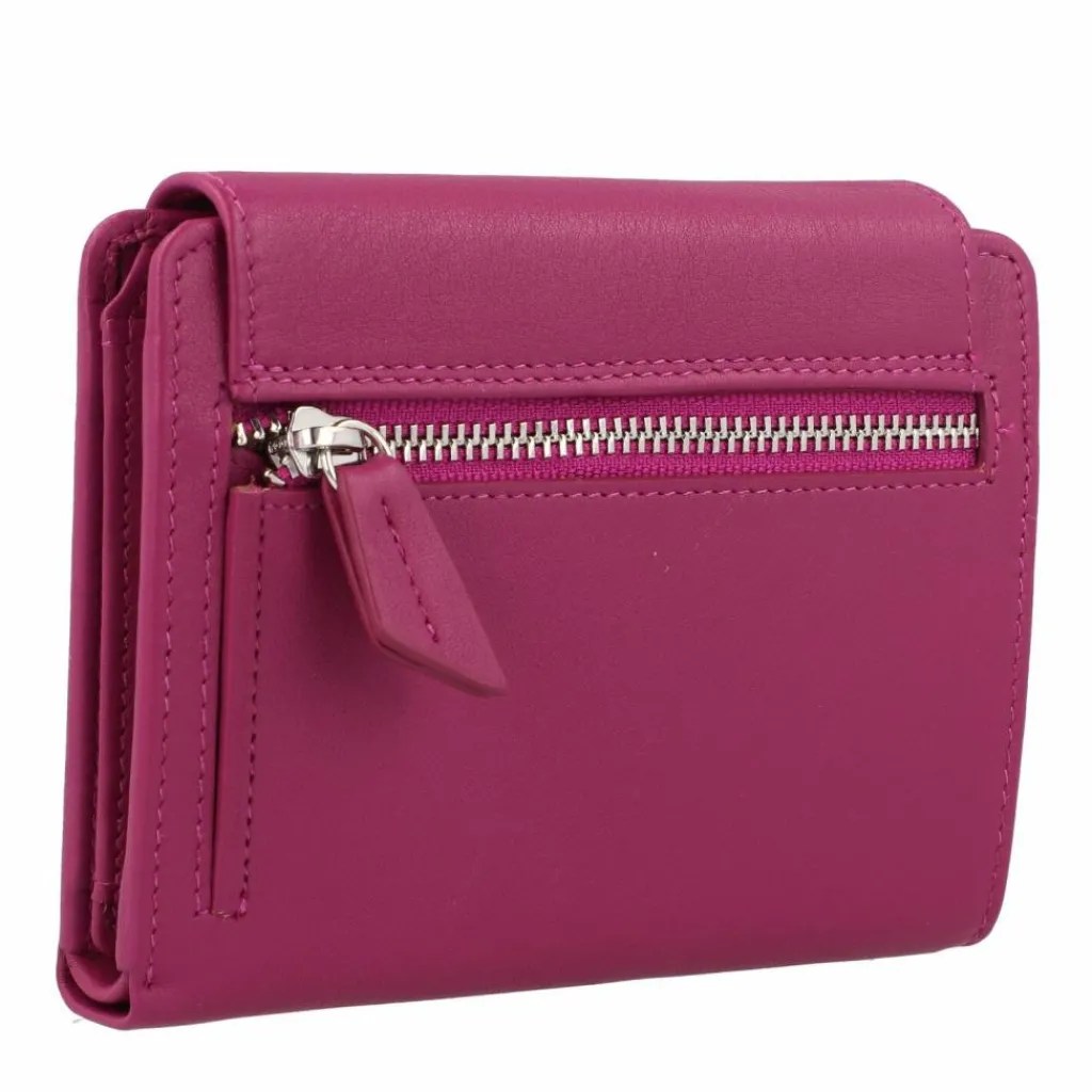 Online Braun Büffel Joy Geldbörse RFID Schutz Leder 12 cm purple plum