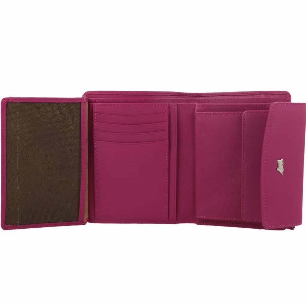 Online Braun Büffel Joy Geldbörse RFID Schutz Leder 12 cm purple plum