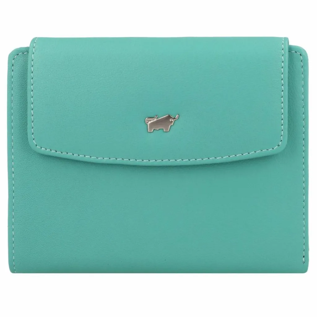 Braun Büffel Damengeldbörsen Querformat<Joy Geldbörse RFID Schutz Leder 12 cm teal