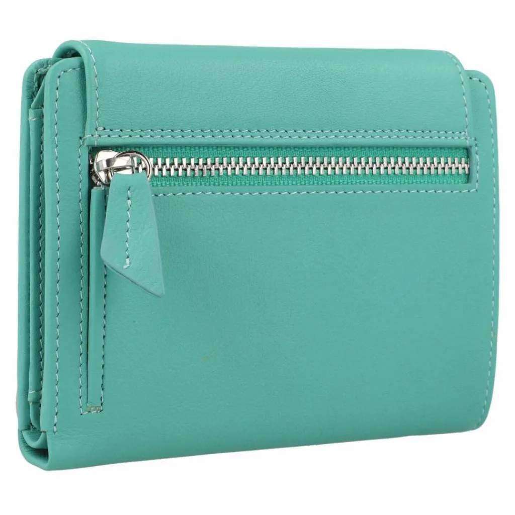 Braun Büffel Damengeldbörsen Querformat<Joy Geldbörse RFID Schutz Leder 12 cm teal