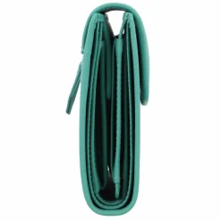 Braun Büffel Damengeldbörsen Querformat<Joy Geldbörse RFID Schutz Leder 12 cm teal