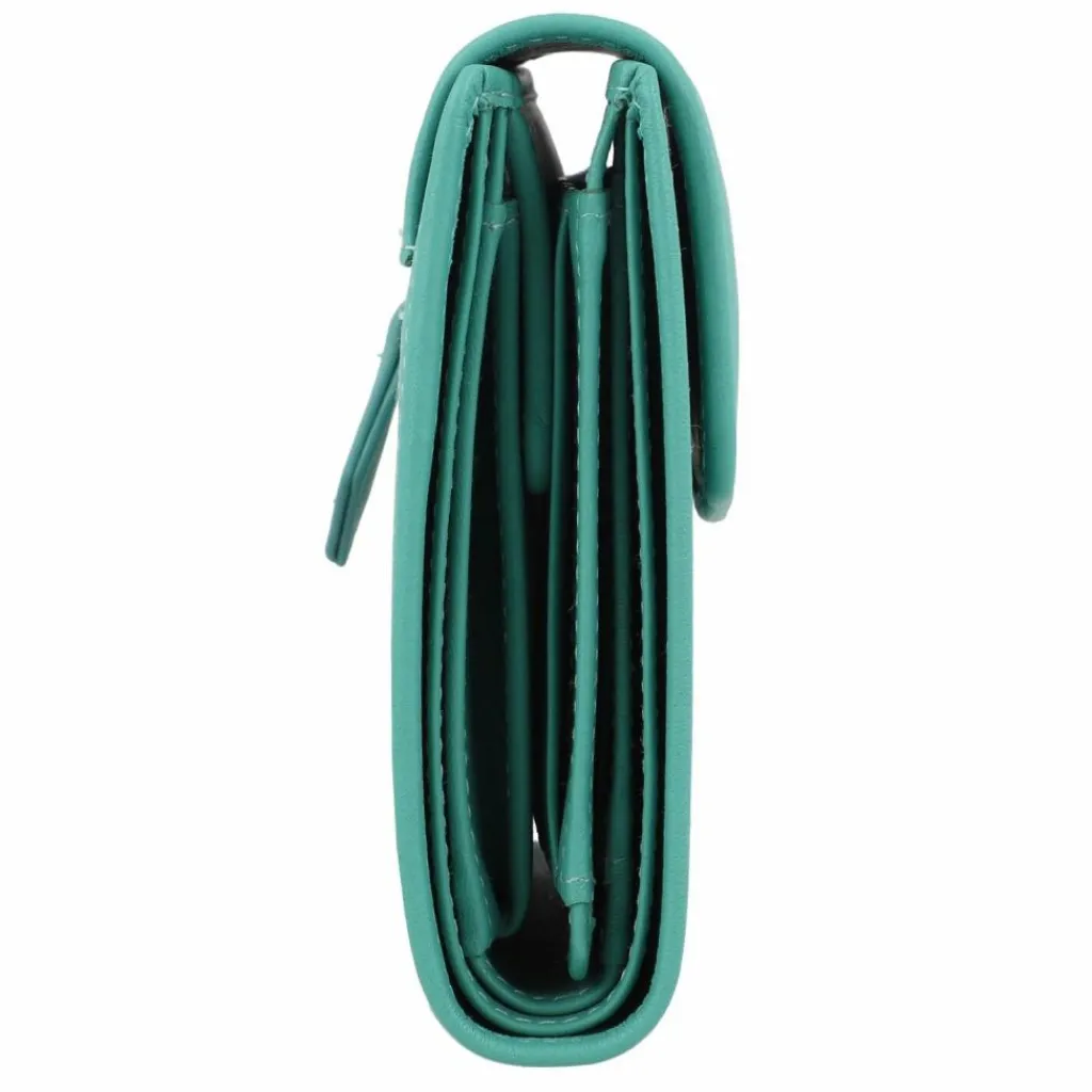 Braun Büffel Damengeldbörsen Querformat<Joy Geldbörse RFID Schutz Leder 12 cm teal