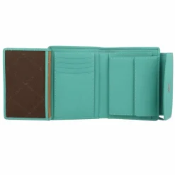 Braun Büffel Damengeldbörsen Querformat<Joy Geldbörse RFID Schutz Leder 12 cm teal