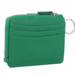 Braun Büffel Visitenkartenetuis<Joy Kreditkartenetui RFID Schutz Leder 11 cm fern green