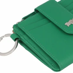 Braun Büffel Visitenkartenetuis<Joy Kreditkartenetui RFID Schutz Leder 11 cm fern green