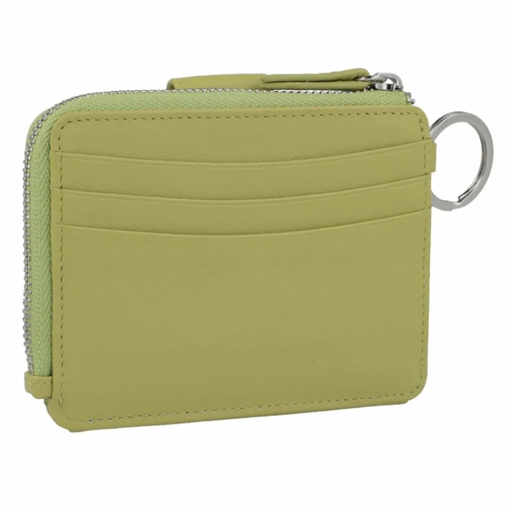Discount Braun Büffel Joy Kreditkartenetui RFID Schutz Leder 11 cm lemongrass