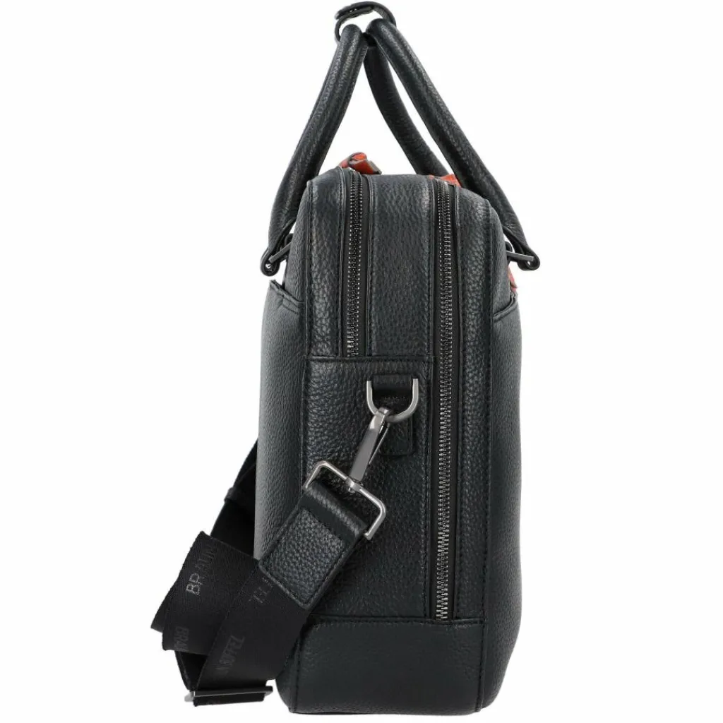 Hot Braun Büffel Novara Aktentasche Leder 42 cm Laptopfach schwarz