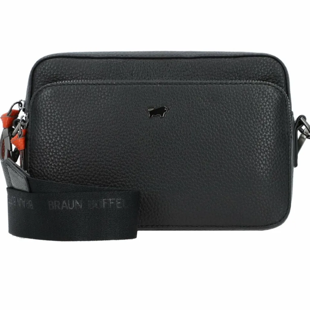 Braun Büffel Umhängetaschen<Novara Umhängetasche Leder 22 cm schwarz