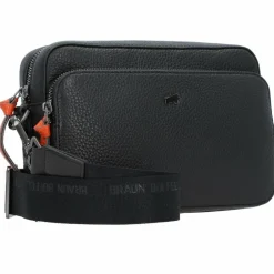 Braun Büffel Umhängetaschen<Novara Umhängetasche Leder 22 cm schwarz