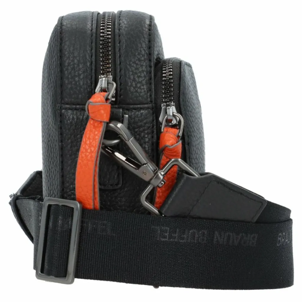 Braun Büffel Umhängetaschen<Novara Umhängetasche Leder 22 cm schwarz