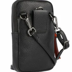 Braun Büffel Umhängetaschen<Novara Umängetasche Leder 10 cm schwarz