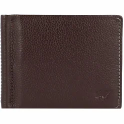 Braun Büffel Herrengeldbörsen Querformat<Prato Geldbörse RFID Leder 11 cm d. braun