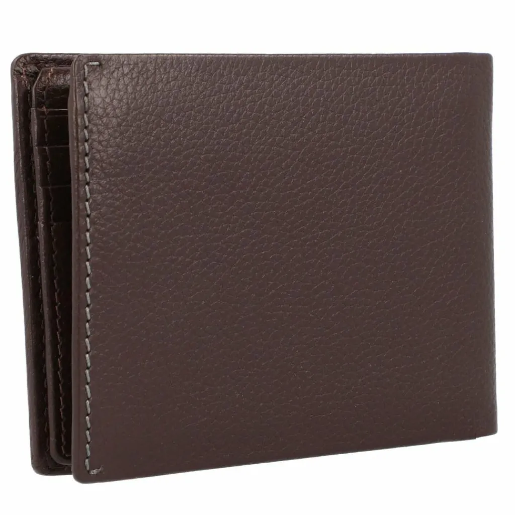 Braun Büffel Herrengeldbörsen Querformat<Prato Geldbörse RFID Leder 12 cm d. braun