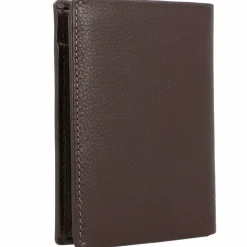 Braun Büffel Herrengeldbörsen Hochformat<Prato Geldbörse RFID Leder 10 cm d. braun