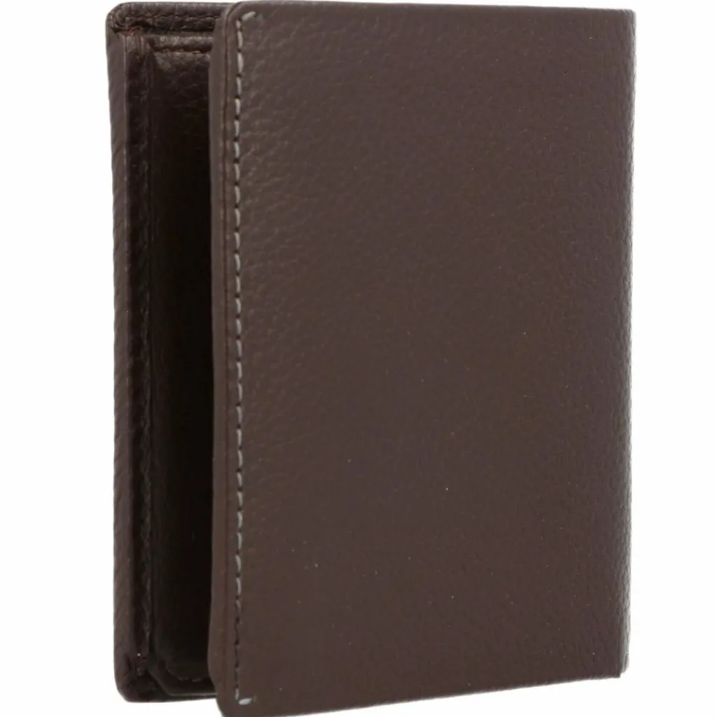 Herren Braun Büffel Prato Geldbörse RFID Schutz Leder 9 cm