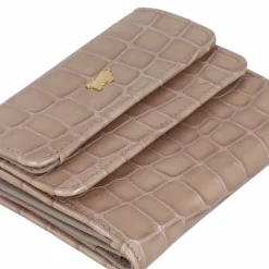 Damen Braun Büffel Verona Geldbörse Leder 10 cm