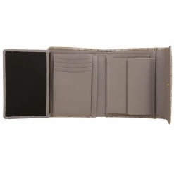 Braun Büffel Damengeldbörsen Querformat<Verona Geldbörse Leder 12 cm sand