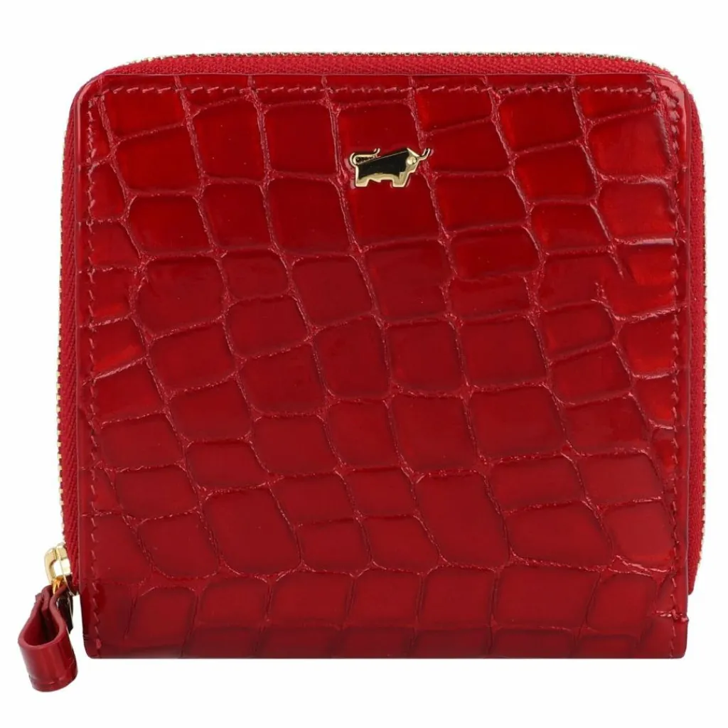 Damen Braun Büffel Verona Geldbörse Leder 10 cm