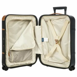 Bric's Hartgepäck Kabinengepäck|4-Rollen Kabinentrolleys<Bellagio 4 Rollen Kabinentrolley 55 cm schwarz-braun