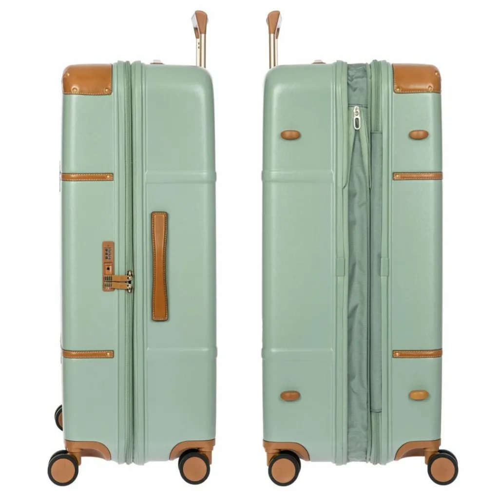 Bric's 4-Rollen Koffer|Hartgepäck<Bellagio 4 Rollen Trolley 82 cm mit Dehnfalte eucalyptus