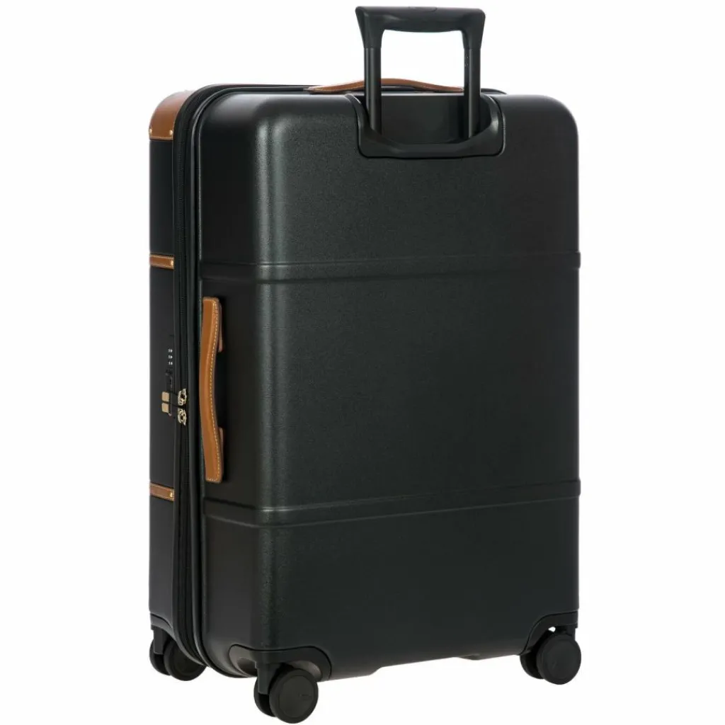 Hot Bric's Bellagio 4 Rollen Trolley 70.5 cm mit Dehnfalte schwarz-braun
