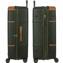 Bric's 4-Rollen Koffer|Hartgepäck<Bellagio 4 Rollen Trolley 82 cm mit Dehnfalte olivgruen