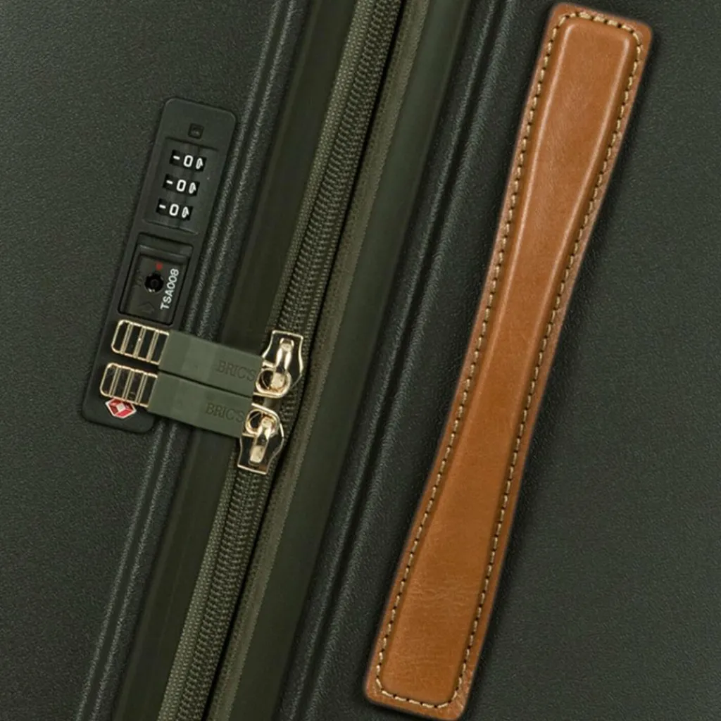 Bric's 4-Rollen Koffer|Hartgepäck<Bellagio 4 Rollen Trolley 82 cm mit Dehnfalte olivgruen