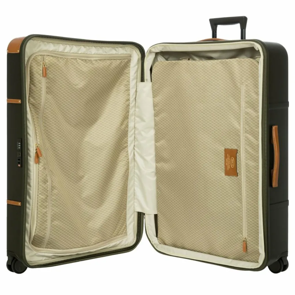 Bric's 4-Rollen Koffer|Hartgepäck<Bellagio 4 Rollen Trolley 82 cm mit Dehnfalte olivgruen