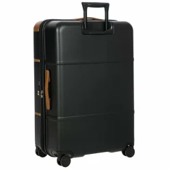 Hot Bric's Bellagio 4 Rollen Trolley 76 cm mit Dehnfalte schwarz-braun