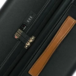 Hot Bric's Bellagio 4 Rollen Trolley 76 cm mit Dehnfalte schwarz-braun