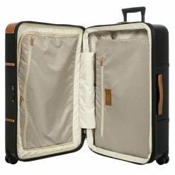 Hot Bric's Bellagio 4 Rollen Trolley 76 cm mit Dehnfalte schwarz-braun