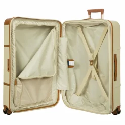 Bric's 4-Rollen Koffer|Hartgepäck<Bellagio 4 Rollen Trolley 76 cm mit Dehnfalte creme