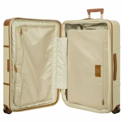 Bric's 4-Rollen Koffer|Hartgepäck<Bellagio 4 Rollen Trolley 76 cm mit Dehnfalte creme
