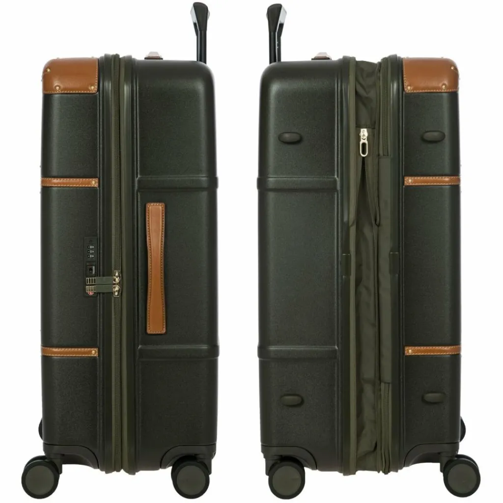 Best Bric's Bellagio 4 Rollen Trolley 70.5 cm mit Dehnfalte olivgruen