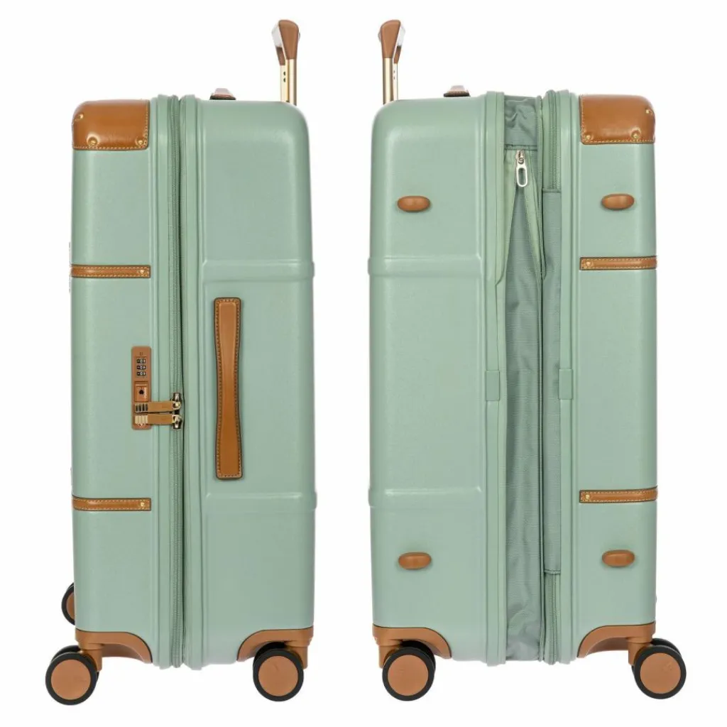 Bric's 4-Rollen Koffer|Hartgepäck<Bellagio 4 Rollen Trolley 70.5 cm mit Dehnfalte eucalyptus