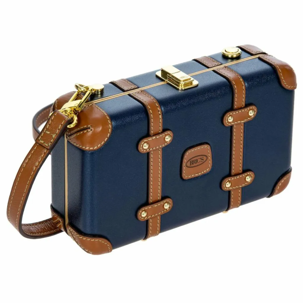 Discount Bric's Bellagio Umhängetasche 20 cm blau-tabak