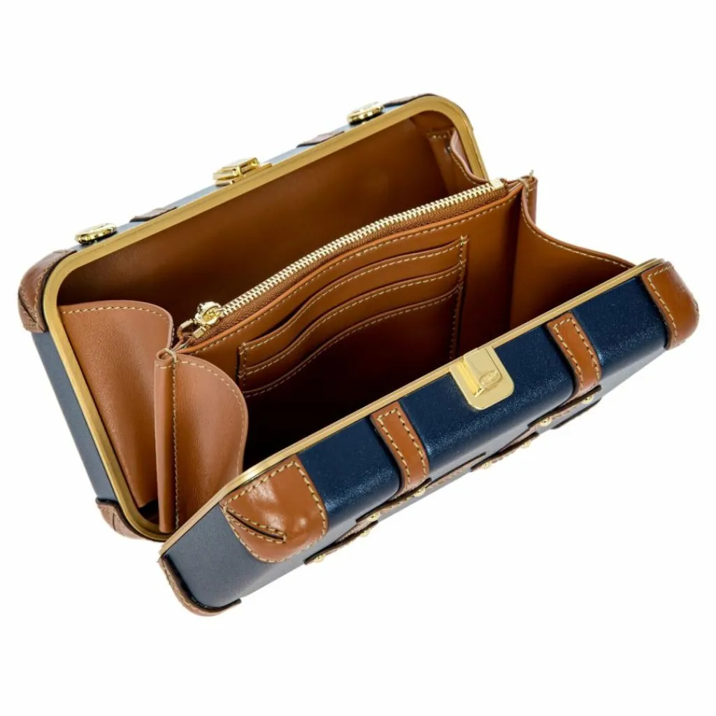 Discount Bric's Bellagio Umhängetasche 20 cm blau-tabak