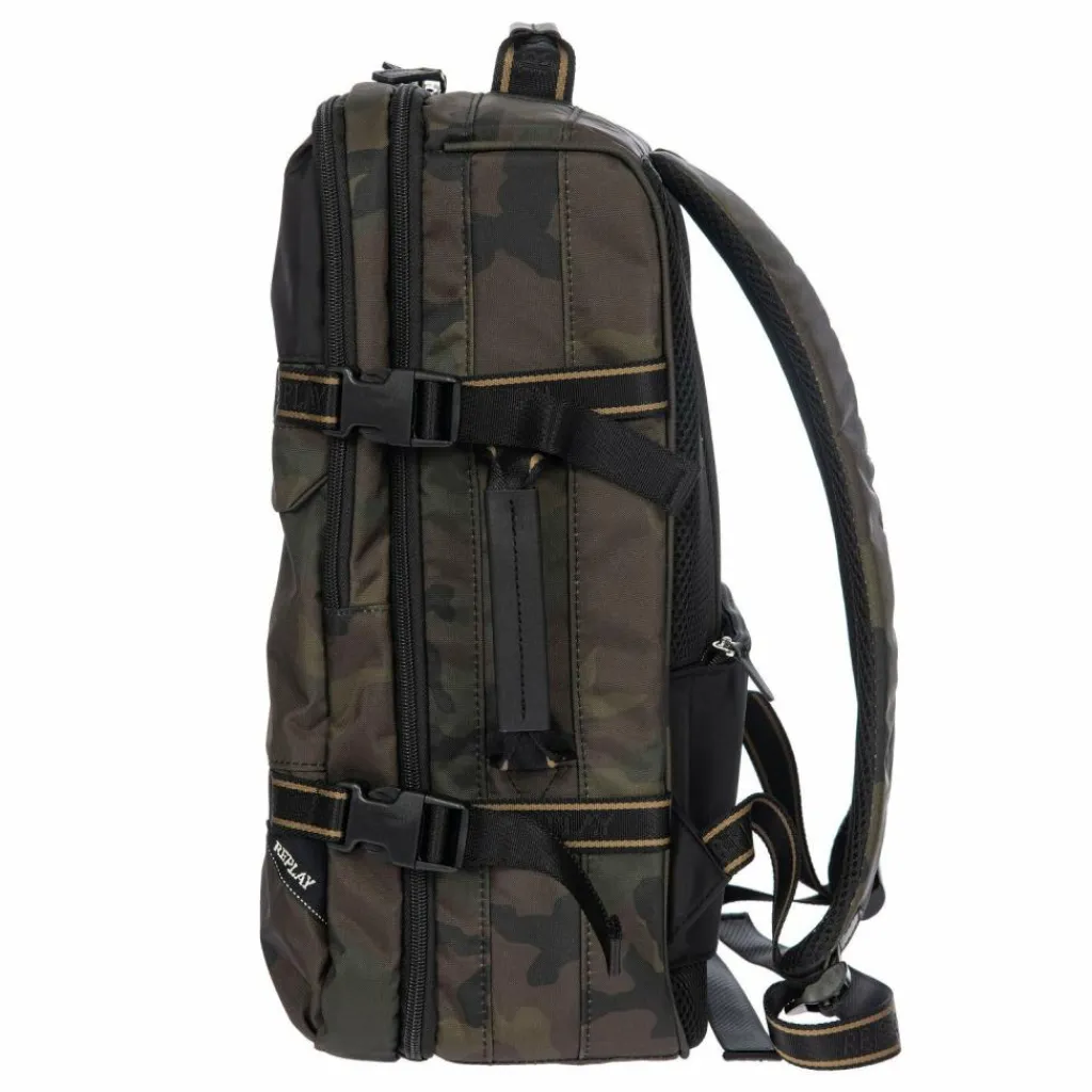 Bric's Daypacks<Bric´s x Replay Daypack 42 cm Laptopfach green camou