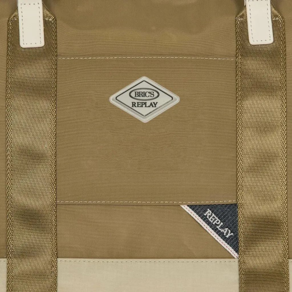 Discount Bric's Bric´s x Replay Shopper Tasche 33 cm sand wood